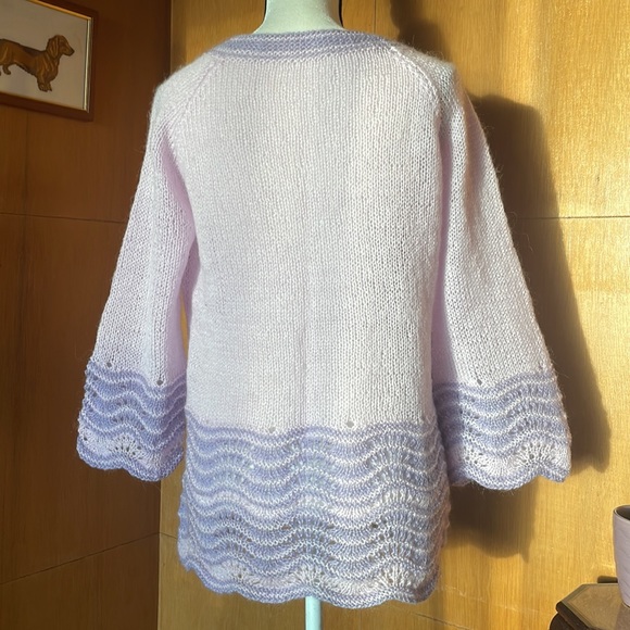 Lilac mohair sweater - Picture 3 of 6